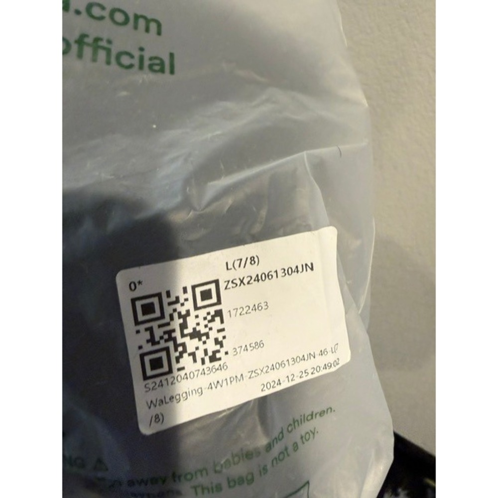Halara Seamless High Waisted Scrunch Butt Leggings Black Yoga Gym Pants Size L - Picture 5 of 9